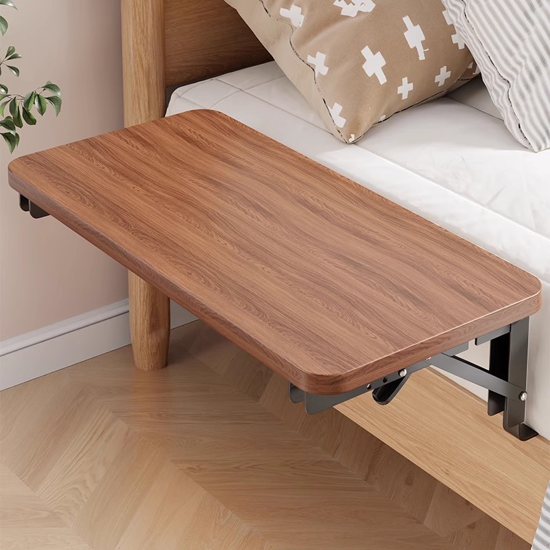 Foldable Bedside Table for Home Use, Bedroom Bedside Storage Rack, Small Side Table for Rental Housing, Storage Solution, Side Cabinet