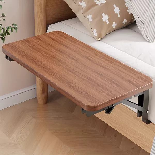 Foldable Bedside Table for Home Use, Bedroom Bedside Storage Rack, Small Side Table for Rental Housing, Storage Solution, Side Cabinet