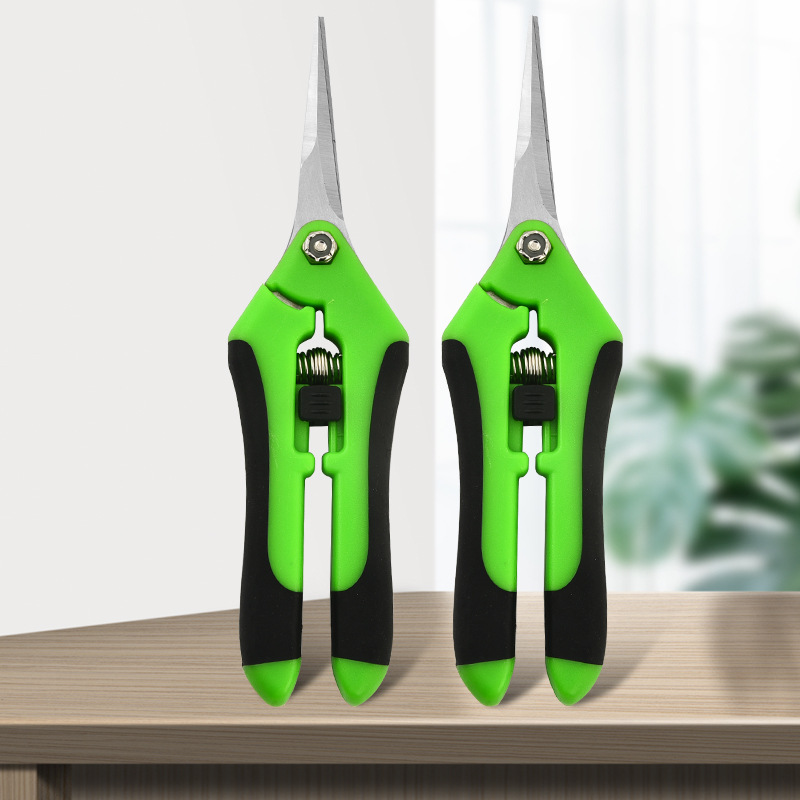 现货摘果剪强力修枝剪园林稀果摘果剪葡萄修枝剪刀蔬果采摘剪树枝