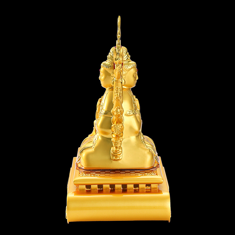 Car ornaments thousand hands Guanyin car interior accessories center console Buddha statue men's car car accessories alloy ornaments