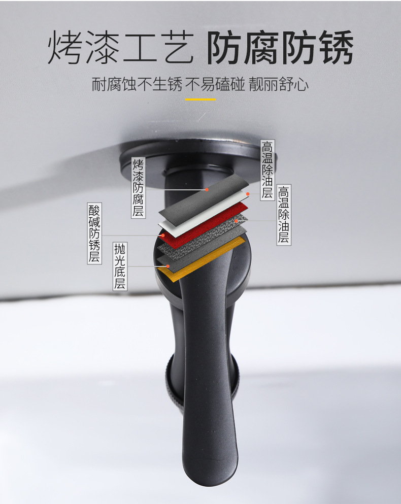 Black mop, sink faucet, washing machine faucet, fully automatic wholesale, all-copper extended faucet, 4-minute quick-opening undefined