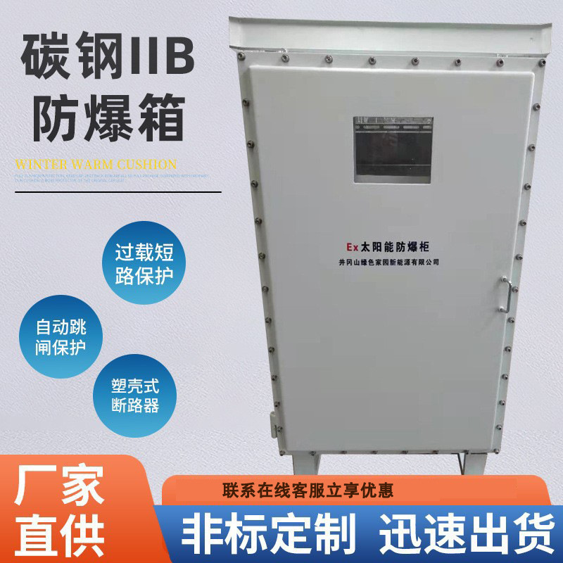 碳钢IIB防爆箱不锈钢隔爆型电气控制箱防爆开关检修控制箱防爆箱