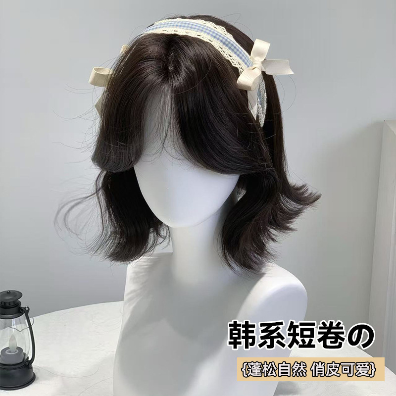 Xinxin Wig Female [Wendy Short Hair] Cross-Border Wholesale Natural Daily Sweet Age-Reducing Short Curly Hair Full Headgear
