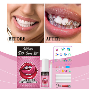 Eelhope Dental Drill DIY suit Dental Beauty Decoration Drill Combination Personality Shine Smile DIY Dental Drill suit