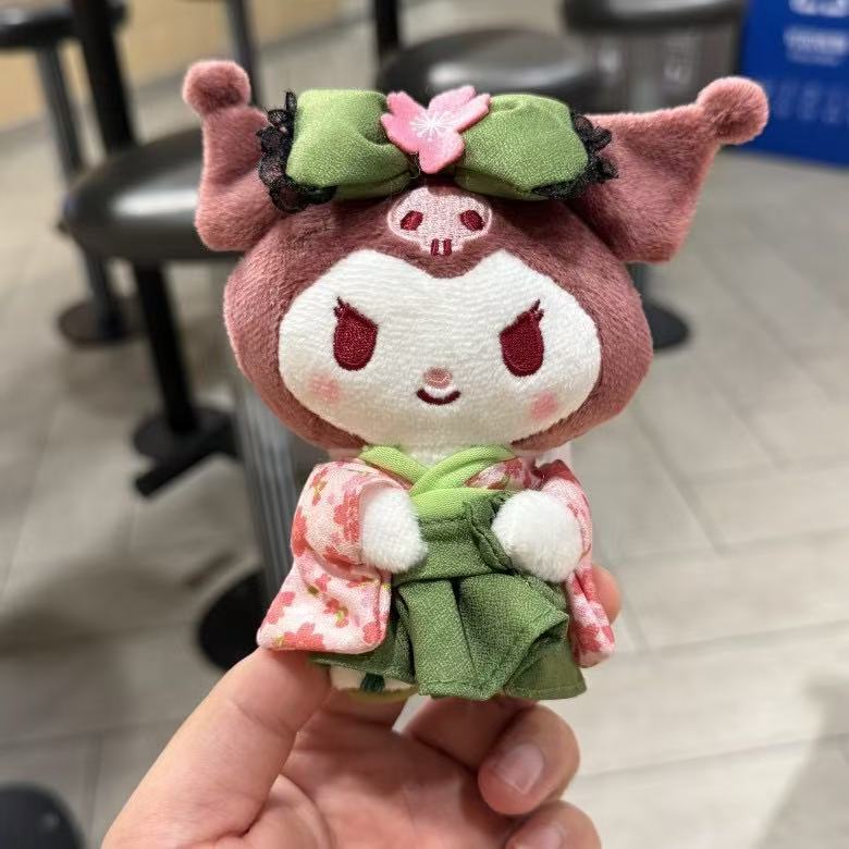京都抹茶桜限定着物ハローキティ日本製人形ハローキティぬいぐるみバッグペンダントキーホルダー|undefined