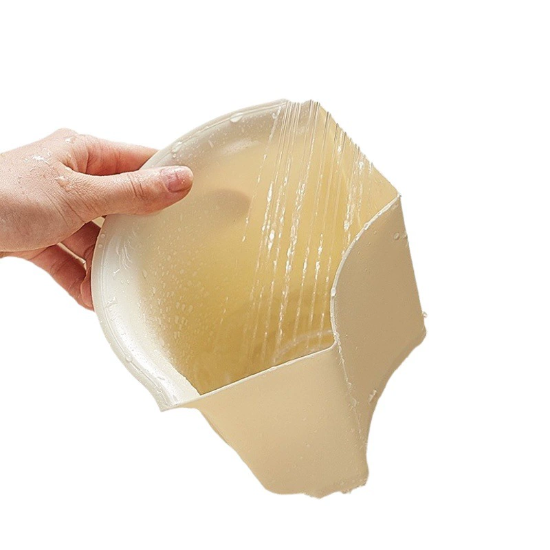 Легкая Роскошная простая вращающаяся тарелка для горячего горшка Бытовая двухслойная тарелка для овощей и фруктов Вращающаяся тарелка для хранения