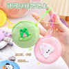 Cartoon cute children's wallet, coins with zipper, handheld key bag, small headphones, equipment bag, plush, wholesale