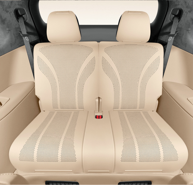 Qianjie M8 Special Cowhide Car Seat Cushion Half-Pack Breathable Seat Cover Ventilated Saddle Pad Four-Season Universal Seat Cover