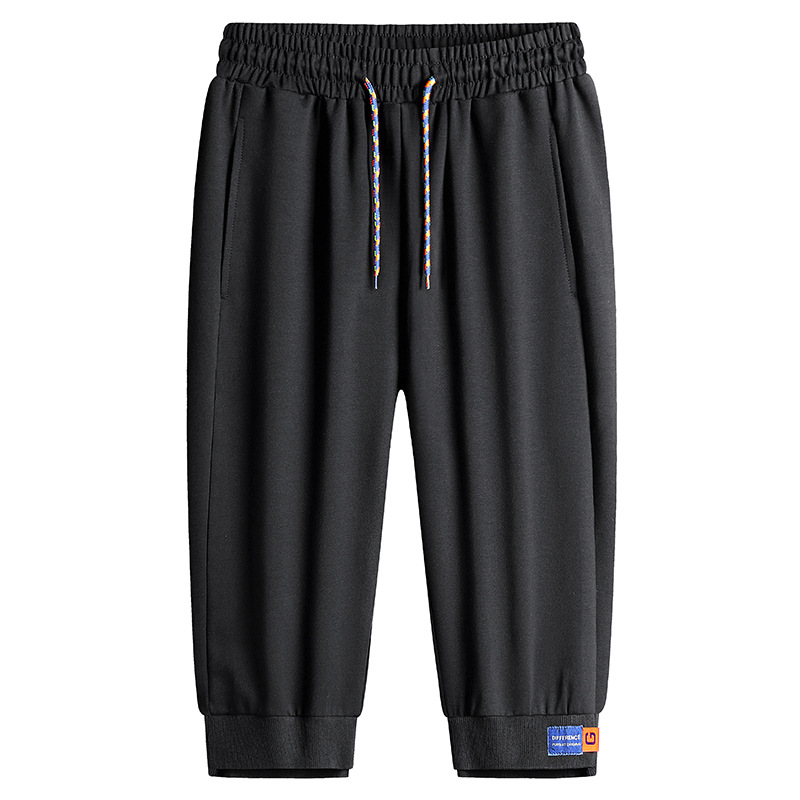 Summer Men's New Trendy Versatile Pants Casual Cropped Pants Jogger Pants Harem Pants Casual Men's Sports Pants