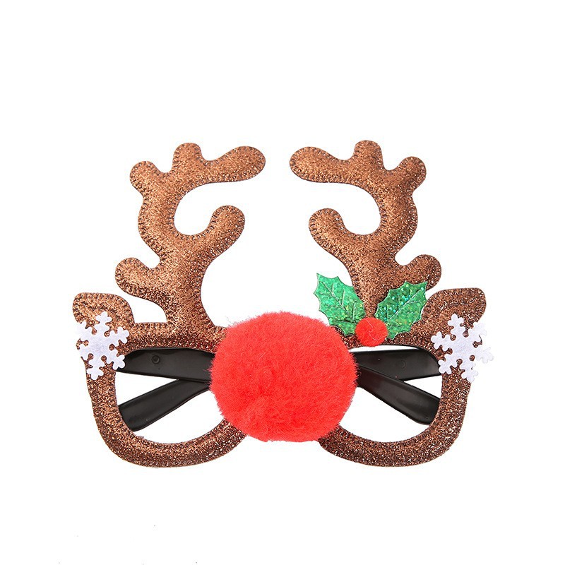 Nueva Navidad diadema gafas marco Halloween Día de San Valentín gafas de Santa Claus gafas Fiesta de Navidad