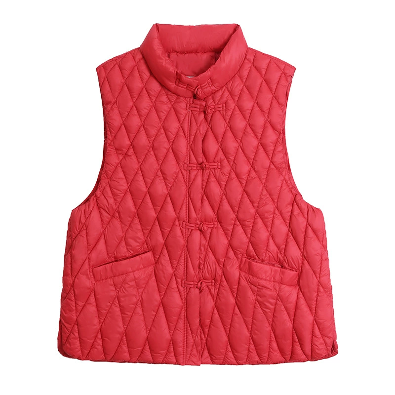 Thin demi-season vest with down for elementary school students, for import, 2024 years