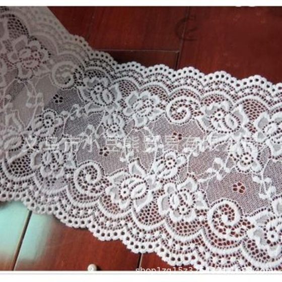 Stretch Lace Fabric Accessories Garment Materials Accessories Clothes Headwear Decorative Packaging Materials Wide Symmetrical Lace