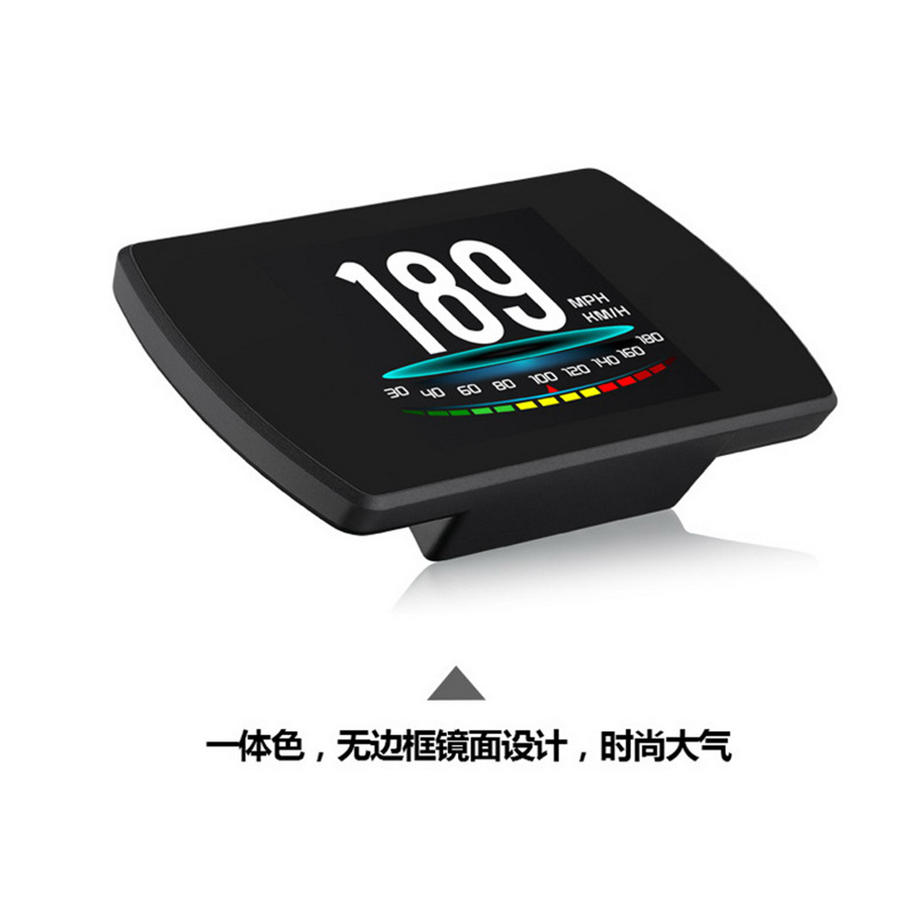4.3inch Car HUD Head-Up Display GPS System Projection Speed Clock Low Voltage Alarm T800