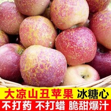 【秒殺價】冰糖心丑蘋果紅富士當季新鮮水果批發10/5/3斤整箱包郵