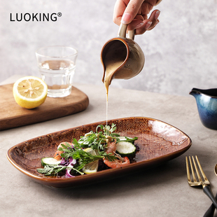 ✅ French Coffee Small Milk Cup Ceramic Milk Jug Pointed Cup Creative Steak Sauce Cup Western Food Juice Bucket Milk Jug Sauce