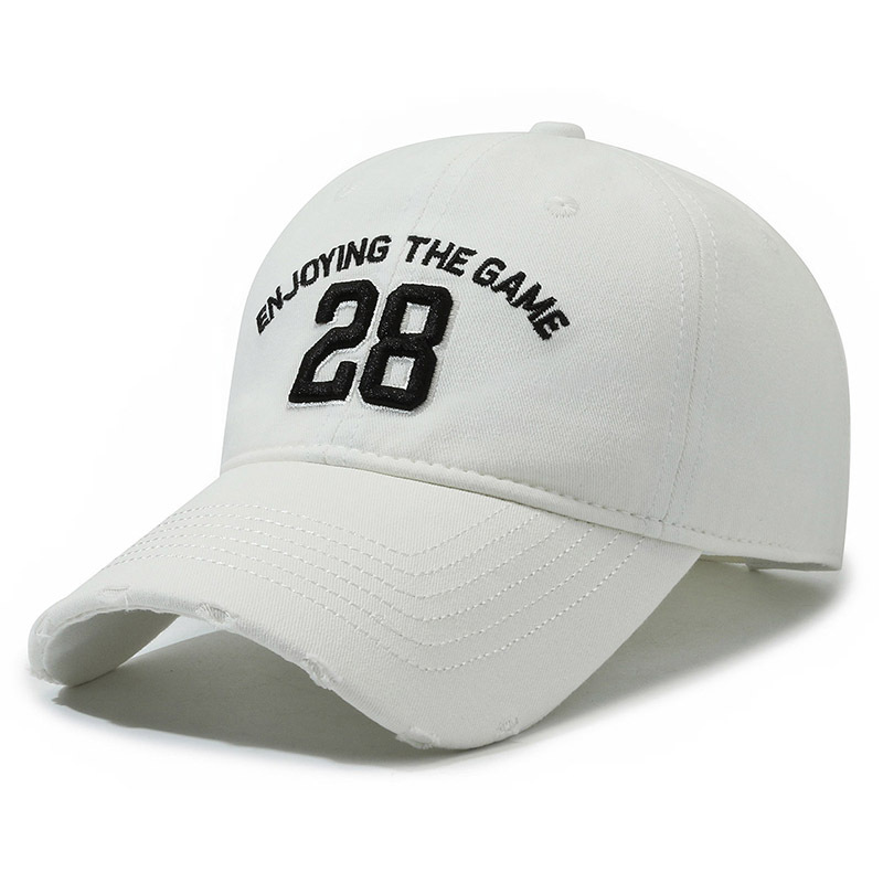 Washed Baseball Cap For Men And Women Embroidered Letter Style_voghion.com