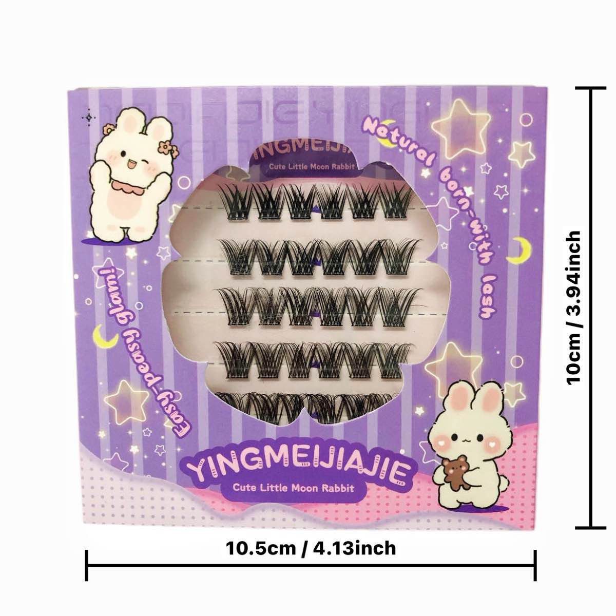 Las pestañas falsas transfronterizas, las pestañas DIY, extensiones de pestañas densas y hermosas, un solo racimo de pestañas falsas sin pegamento de Europa y Estados Unidos.