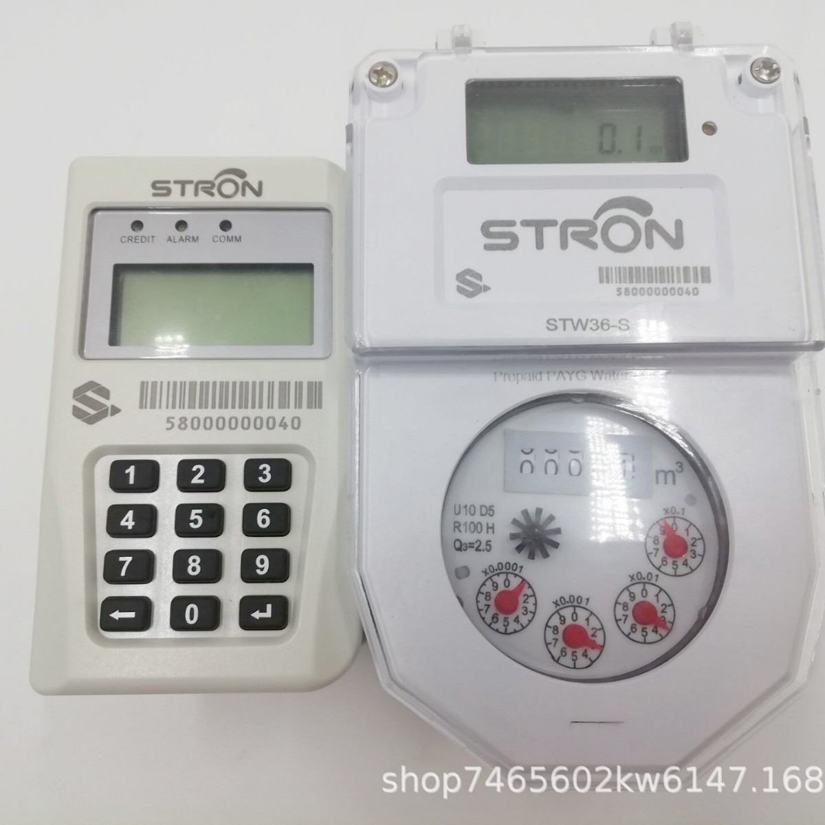 厂家批发铜壳预付费代码式sts水表STSPrepaidClassC预付费水表