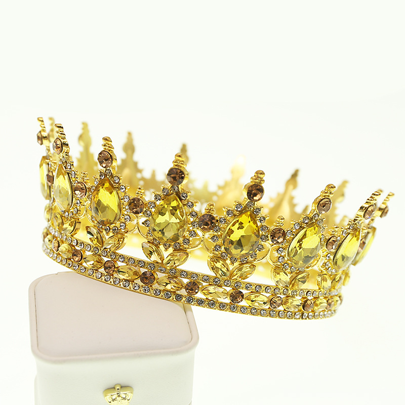Women's Gender Women's Lady Queen Crown Alloy Rhinestone Plating Crown