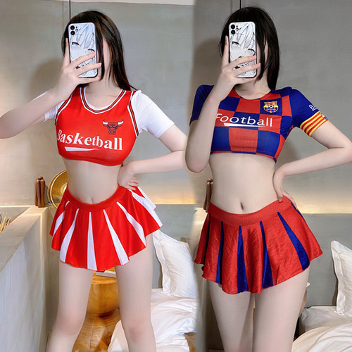 Sexy lingerie, sexy football babe, student, pure desire uniform, temptation separate outfit, cos cheerleader 1903