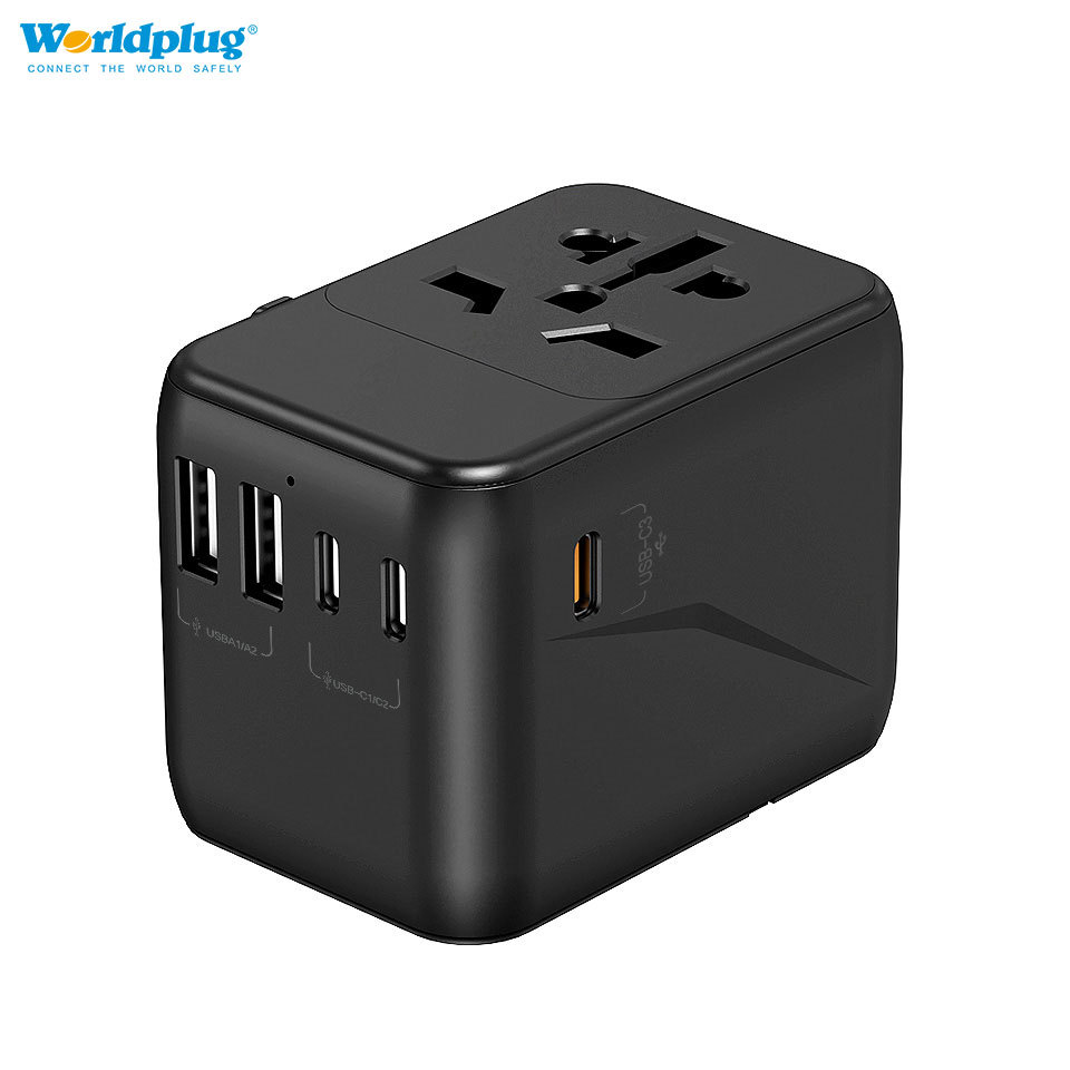 全球通用多USB转换插头美规英规欧规转接头多功能转换插座一转多