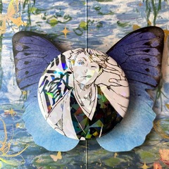 排球少年鐳射吧唧徽章月島螢影山飛雄岩泉一菅原孝支周邊穀子