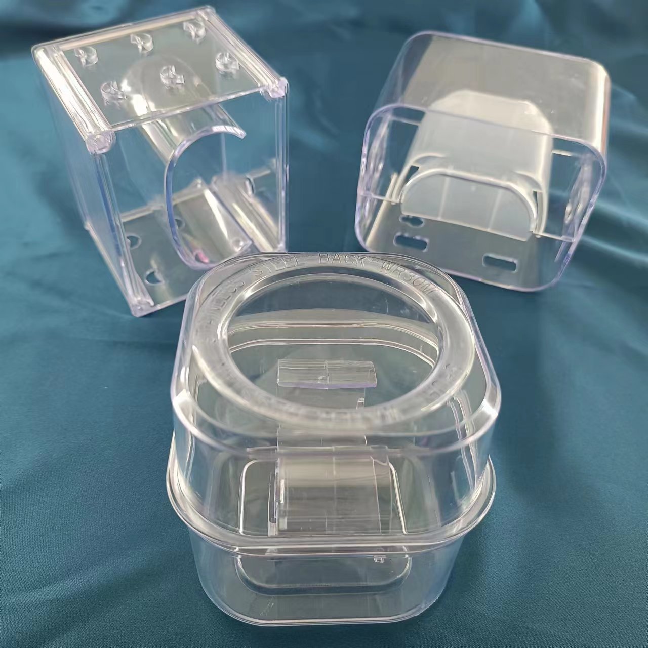 新款透明手表盒子 塑料储物盒礼盒 创意装饰包装盒