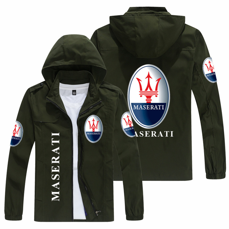 2021 spring and autumn European and American new foreign trade cross-border Men's Chief pattern printed jacket men's pilot coat