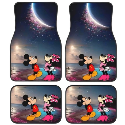 Set Stain-Resistant Floor Mats Cartoon – Avtomobil döşəmə paspasları - dsn-foot-pad-26-3344cm-two-piece-set