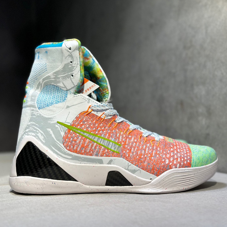 Pure Original Kobe 9 High-Top Basketball Shoes Retro Mesh Breathable Practical Outdoor Sports Shoes Men's and Women's Casual Trendy Shoes