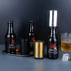 Stainless steel beer bottle opening device automatically bounces up the child bar net red open bottle capable laser logo