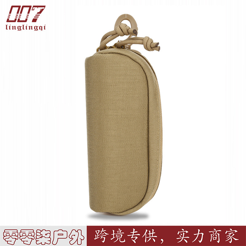 Outdoor nylon hard shell glasses case sunglasses protective box Molle system accessory bag sunglasses storage bag