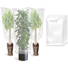 植物凍結防止保温袋プラスチックフィルム花卉鉢植え冬保護カバー樹木防寒カバー防塵袋透明カバー