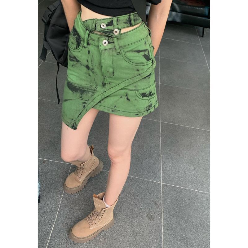 Kimmy Asymmetric Denim Skirt9