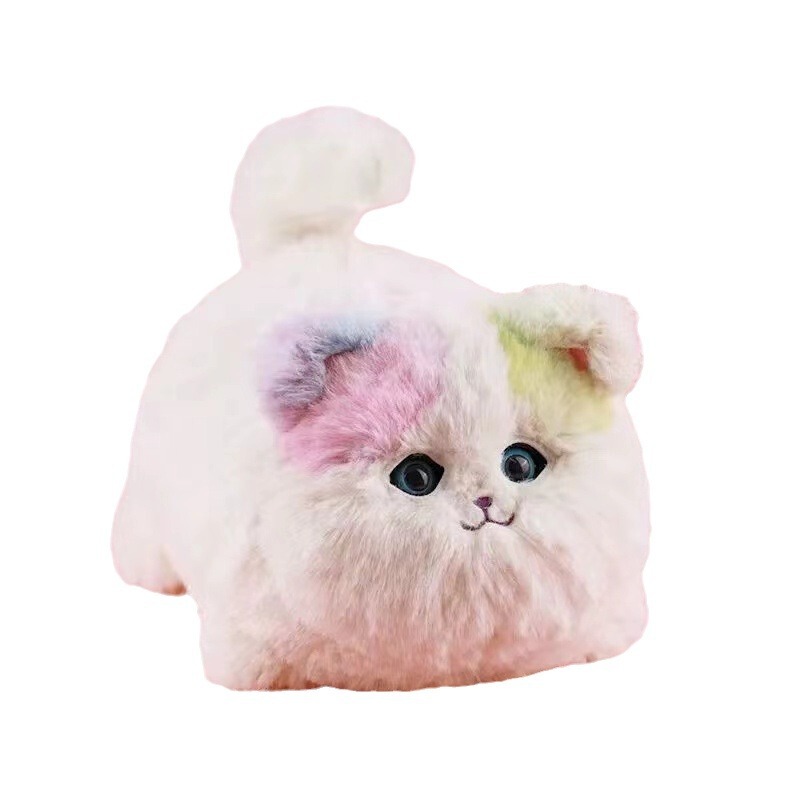 面白い巣はニャンコを抱いて猫のぬいぐるみをシミュレーションします。|undefined
