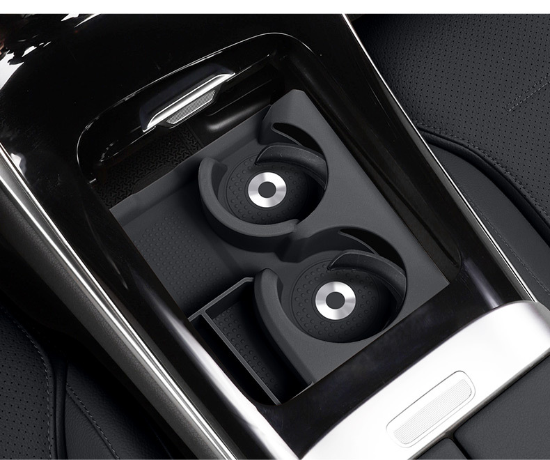 Mercedes-Benz new C- class GLC300L/C260L cup anti-slip pad silicone protective cover E300L/E-class interior decoration