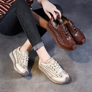 2024�����¿��Ӣ����Ƥ�ֹ�ϵ�����ƽ����Ь�U��ŮЬ����Ь