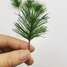松针 新料仿真植物PVC松针叶 松树枝 圣诞松针 圣诞装饰 圣诞配件