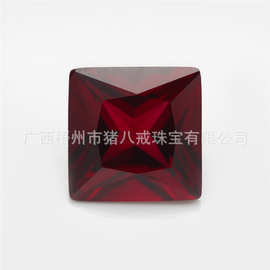 8#刚玉 3×3~8×8mm正方形合成刚玉 梧州人工合成宝石裸石