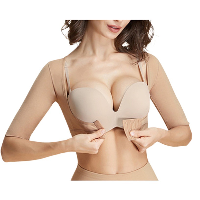 Delgado corsé pecho apoyo mujeres push up soporte superior corrección pecho tres breasted corsé brazo Cruz belleza espalda ropa al por mayor