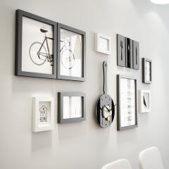 Polymer_2491 Nordic photo wall simple combination photo frame restaurant modern decorative painting home photo exchange