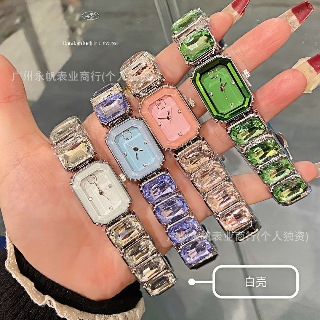 Popular Foreign Trade Women's Watch Similar to Shijia, Small Square Quartz Watch, Student Fashion Bracelet Women's Watch, Tiktok Live Broadcast