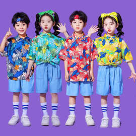 六一儿童啦啦队演出服港风幼儿园舞蹈毕业照合唱服学生运动会服装