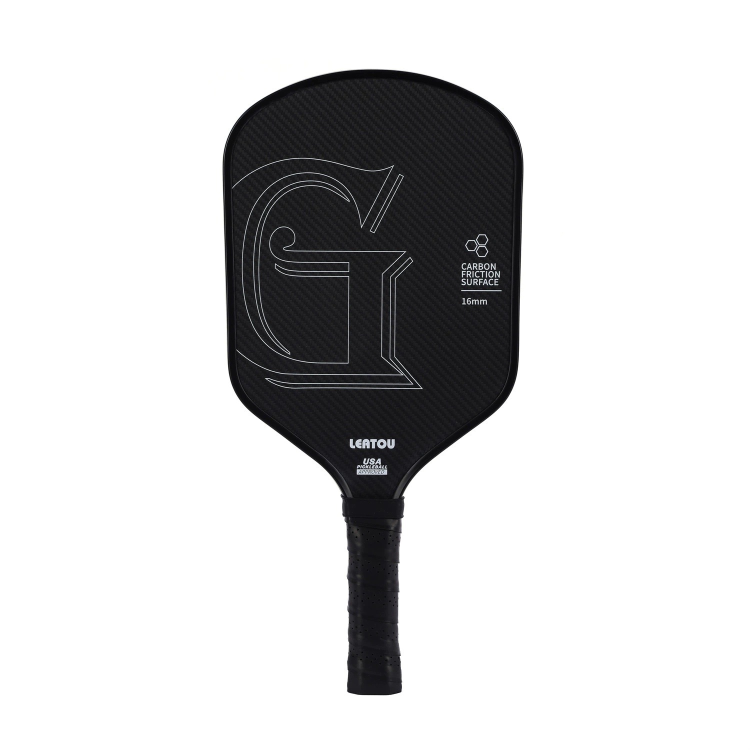 In stock, pure red Kevlar pickleball paddle, offensive-style pickleball racket