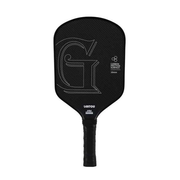 In stock, pure red Kevlar pickleball paddle, offensive-style pickleball racket