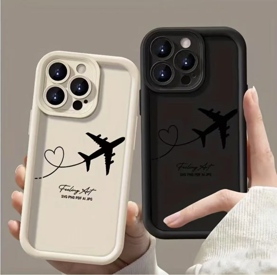 Avión para iPhone 16pro funda para teléfono móvil Apple 15 nuevo 14 europeo y americano 13promax nuevo 12x