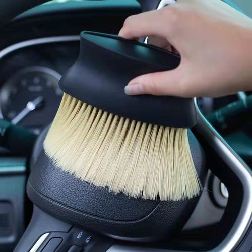 Car dust removal brush car air conditioner air outlet interior brush cleaning soft bristle brush dust removal artifact gap brush manufacturer