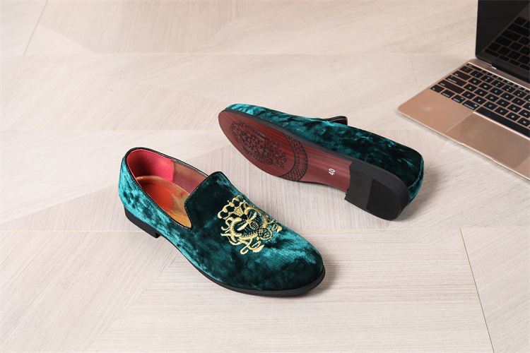 Männerschuhe Nei Gestickte Schong, Männer Slip-On Loafers, Summer No Stink Foot Slip On Ronn Zeh Casual Schong_voghion.com