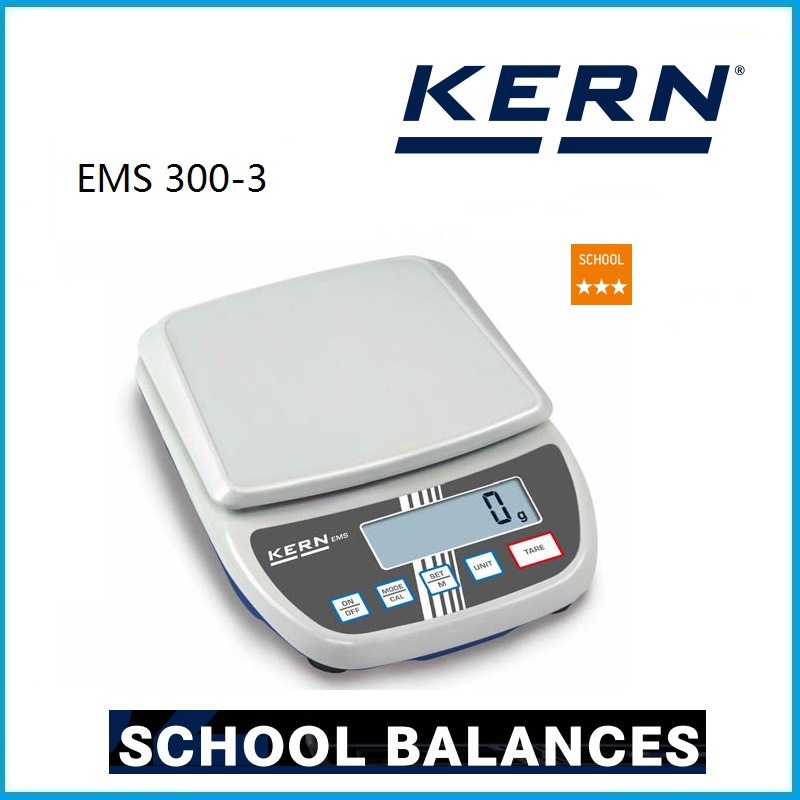 300g 具有大型称重板学校入门级天平  EMS 300-3 Kern品牌