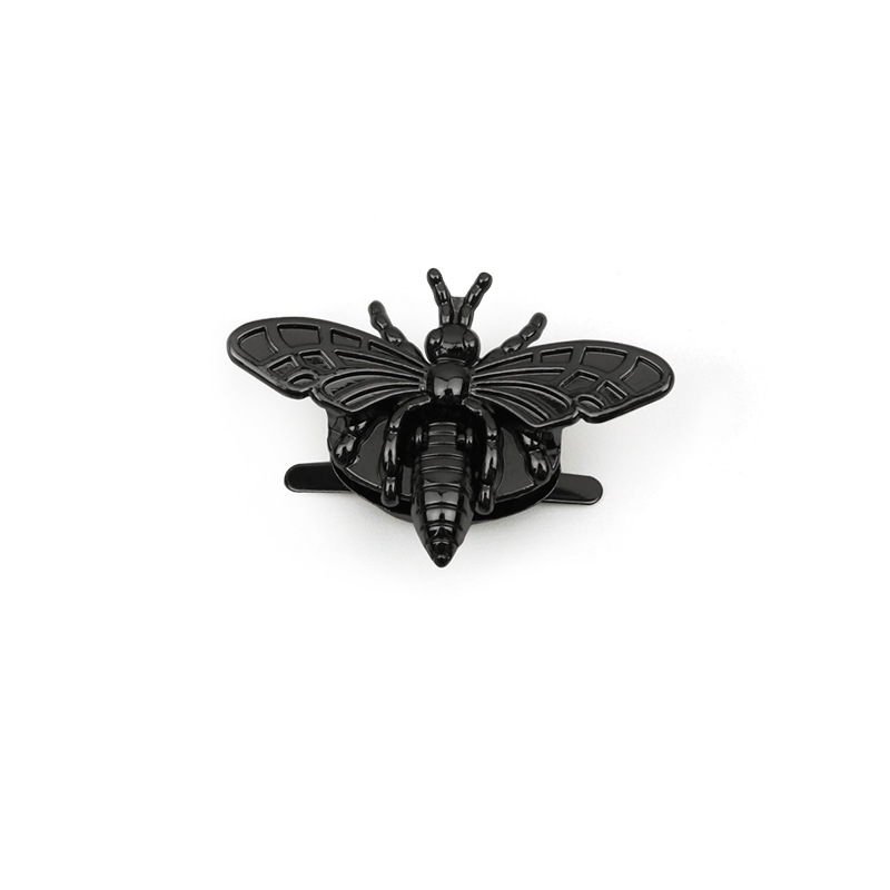 En stock metal abeja bloqueo bolso accesorios giro bloqueo fundición aleación de zinc abeja hardware bloqueo